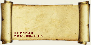 Jana Belobrković vizit kartica